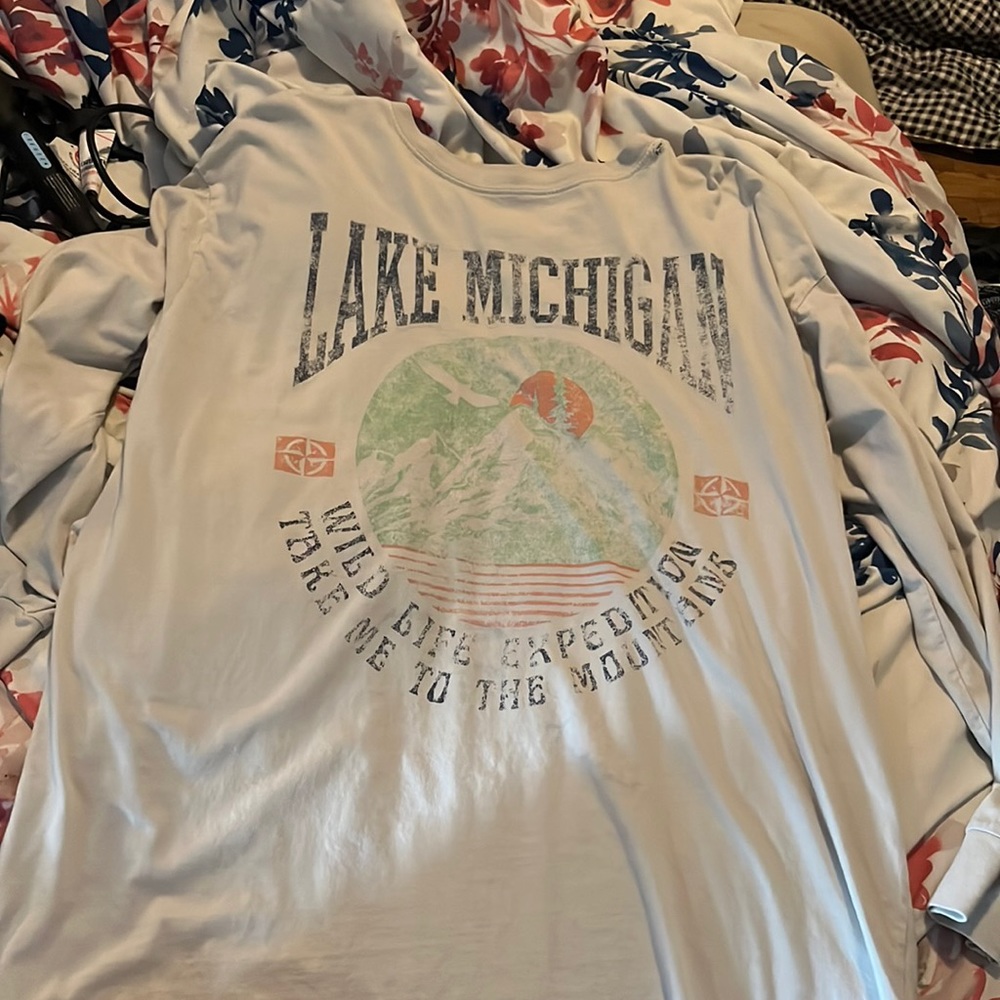 White long sleeve shirt